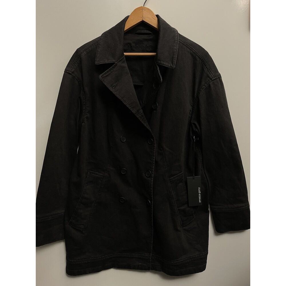 NWT ANNETTE GORTZ Denim Dandy Jacket WOMEN'S MEDIUM Sty CHITA Black Color
